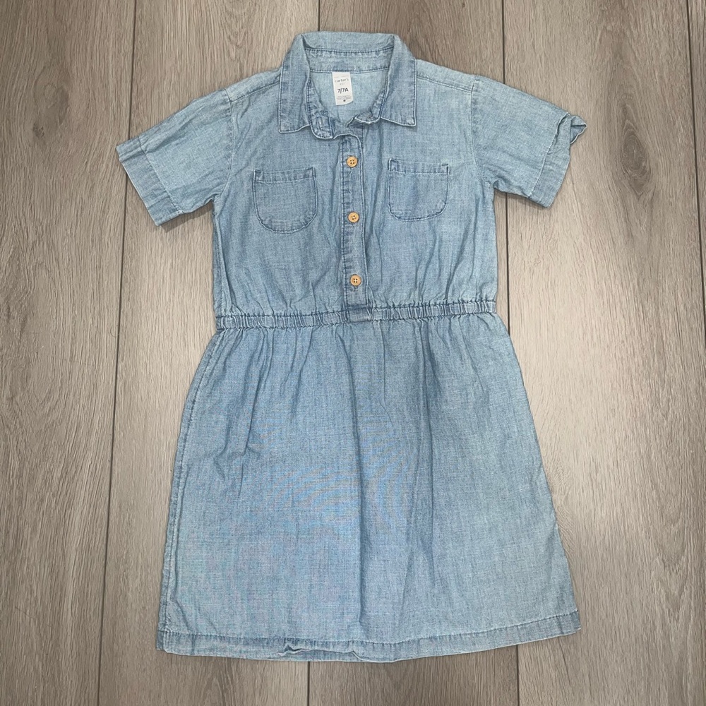 Carters Jean Demin Dress Girls